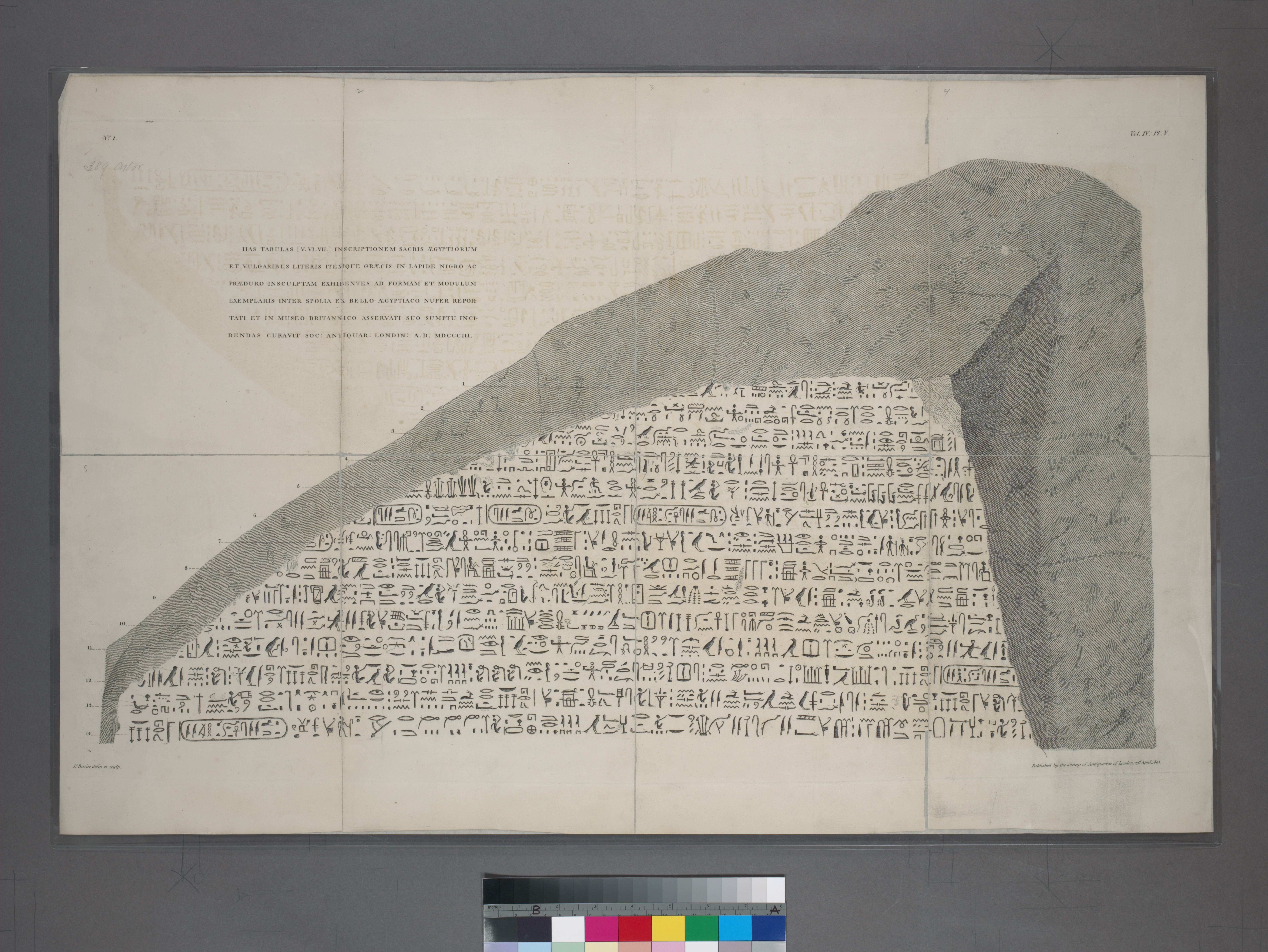 Rosetta Stone - Egyptian hieroglyphs - Egyptian language